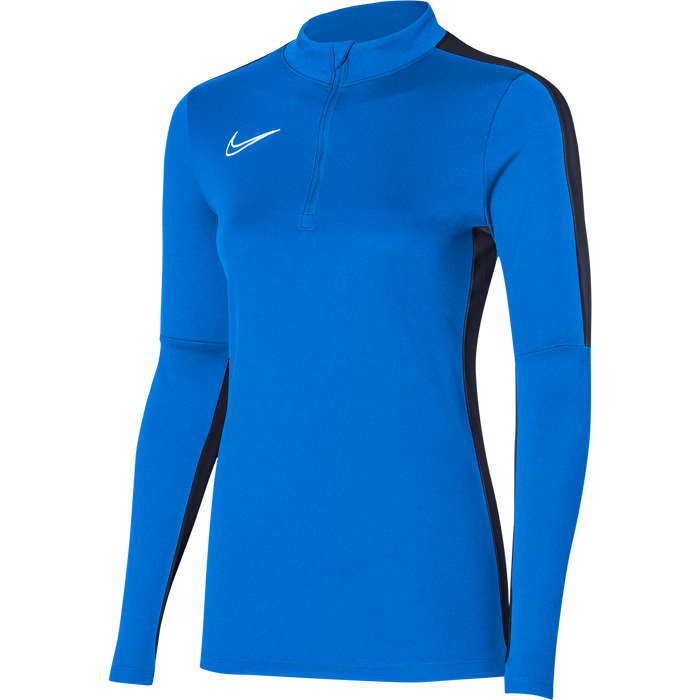 Nike Dri FIT Academy 23 1/4 Zip Women's Drill Top in Royal Blue