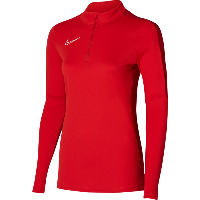 Nike Dri FIT Academy 23 1/4 Zip Women's Drill Top in University Red/Gym Red
