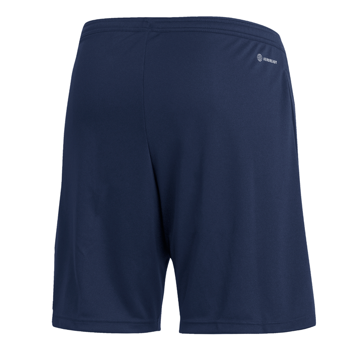 back of Adidas Entrada 22 Training Shorts in team navy blue