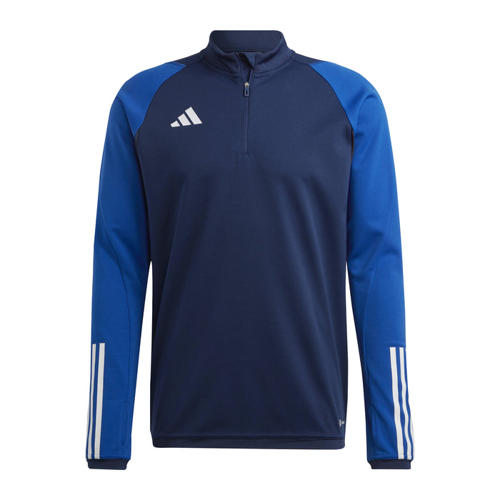 Adidas Tiro 1/4 Zip Track Top in Team Navy Blue