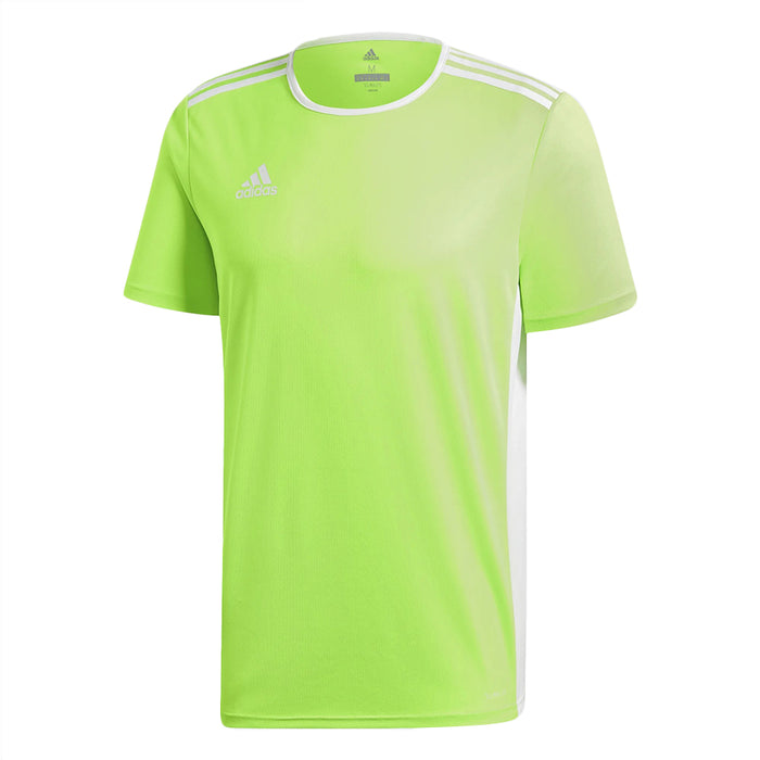 Adidas Entrada 18 Shirt in Solar Green/White