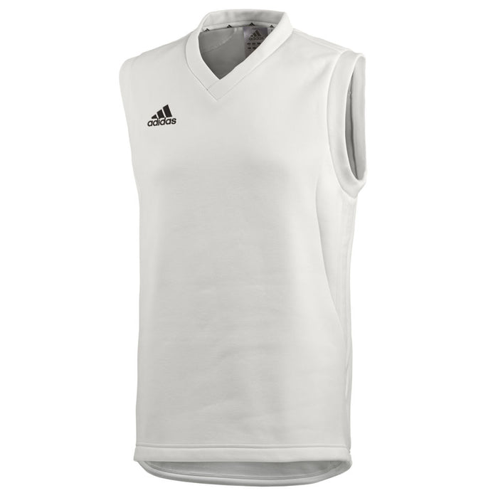 Adidas Elite Sleeveless Cricket Sweater 2020 in chalk