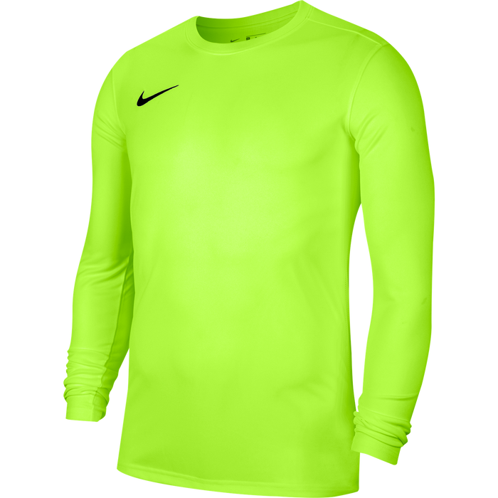 Nike Park VII Shirt Long Sleeve in Volt/Black