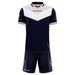 Givova Kit Campo Short Sleeve Shirt & Shorts Set in Navy/Light Grey