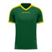 Givova Revolution Short Sleeve Shirt in Green/Yellow