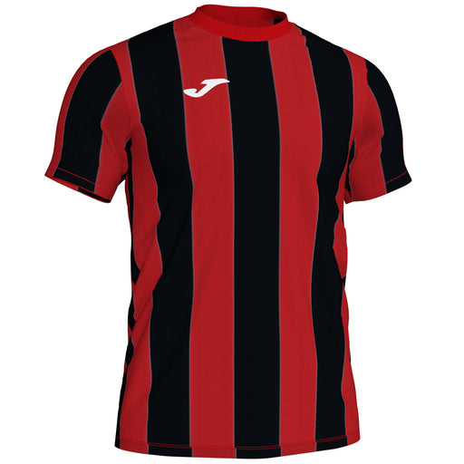 Joma Inter Short Sleeve Shirt in Red/Black