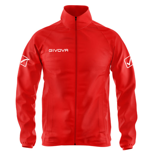 Givova Basico Rain Jacket in Red