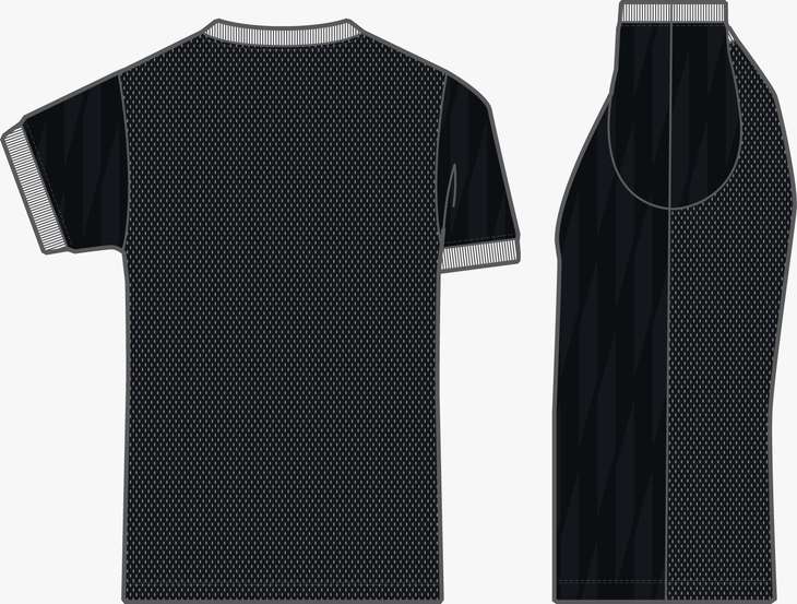 Nike Dri-Fit Challenger VI Short Sleeve Shirt in black/white