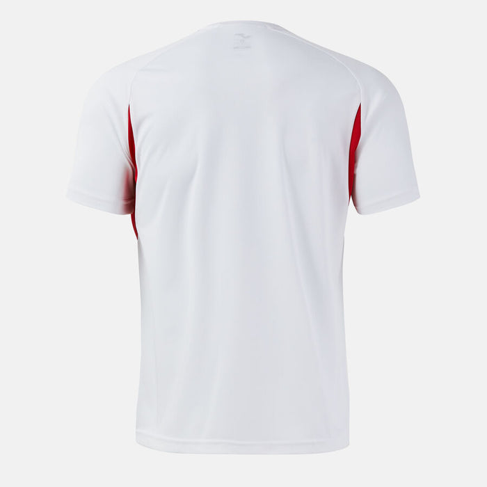 Joma Championship 20 Short Sleeve Shirt in White/Dark Navy