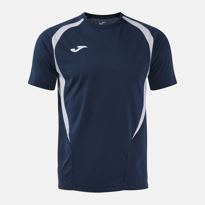 Joma Championship 20 Short Sleeve Shirt in Navy Blue/Gray