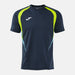 Joma Championship 20 Short Sleeve Shirt in Dark Navy/Fluor Yellow