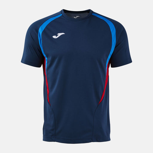 Joma Championship 20 Short Sleeve Shirt in Dark Navy/Royal Blue
