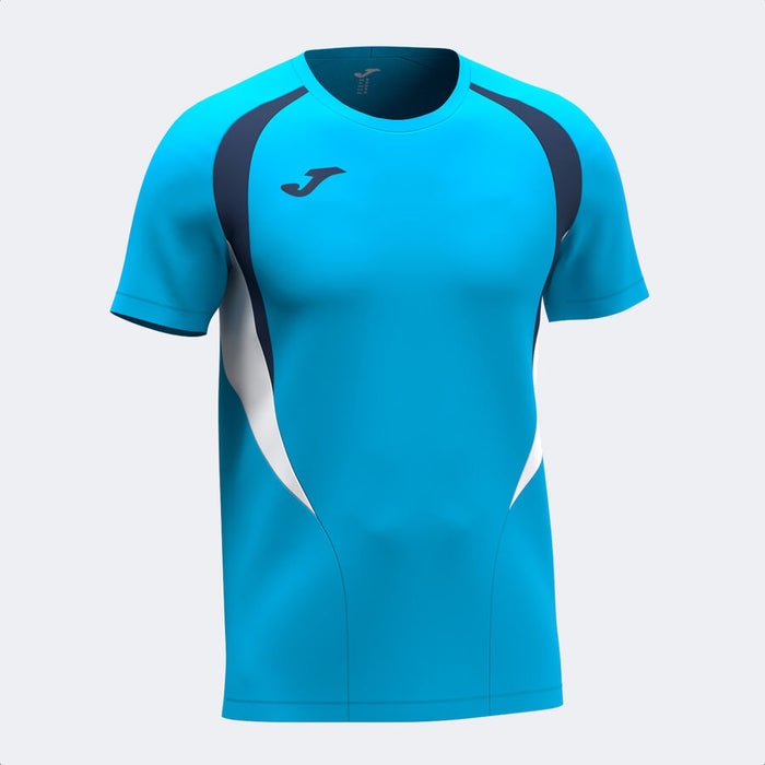 Joma Championship 20 Short Sleeve Shirt in Sky Blue/Dark Navy
