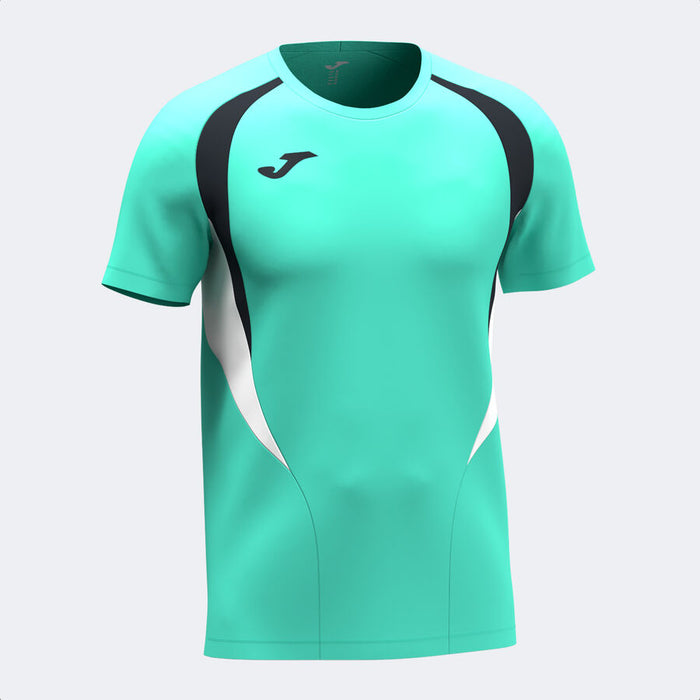 Joma Championship 20 Short Sleeve Shirt in Light Green/Black