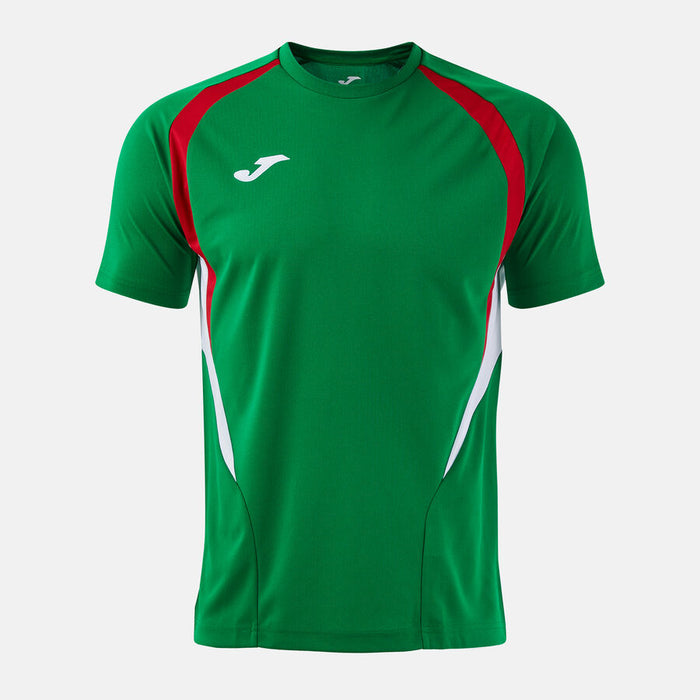 Joma Championship 20 Short Sleeve Shirt in Green/Red