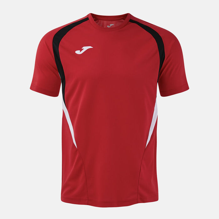 Joma Championship 20 Short Sleeve Shirt in Red/Black