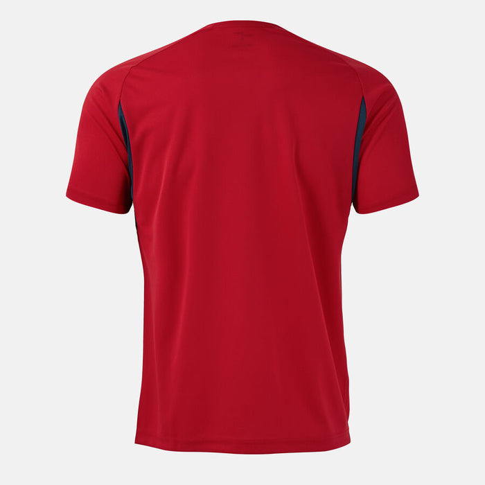 Joma Championship 20 Short Sleeve Shirt in Red/Dark Navy