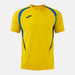 Joma Championship 20 Short Sleeve Shirt in Yellow/Royal Blue