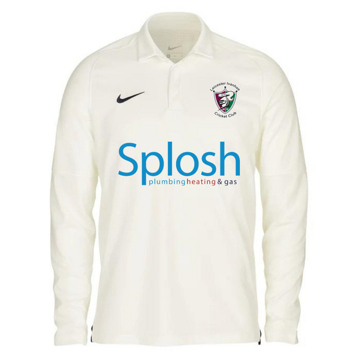 Leicester Ivanhoe CC Juniors Long Sleeve Cricket Polo