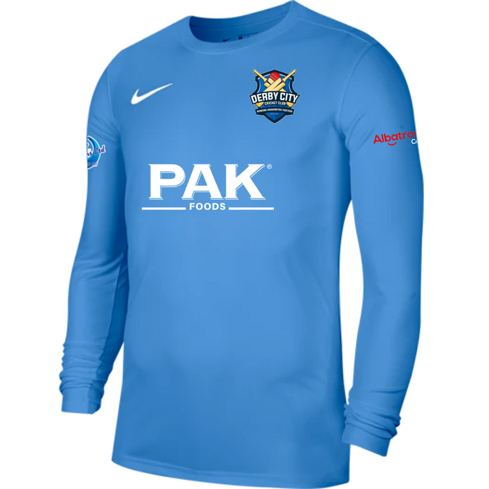 Derby City CC Long Sleeve Uni Blue Training Shirt