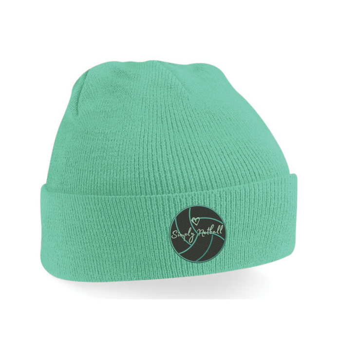 Simply Netball Mint Beanie