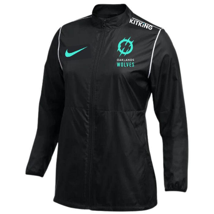 Oaklands Wolves Football Rain Jacket Women's