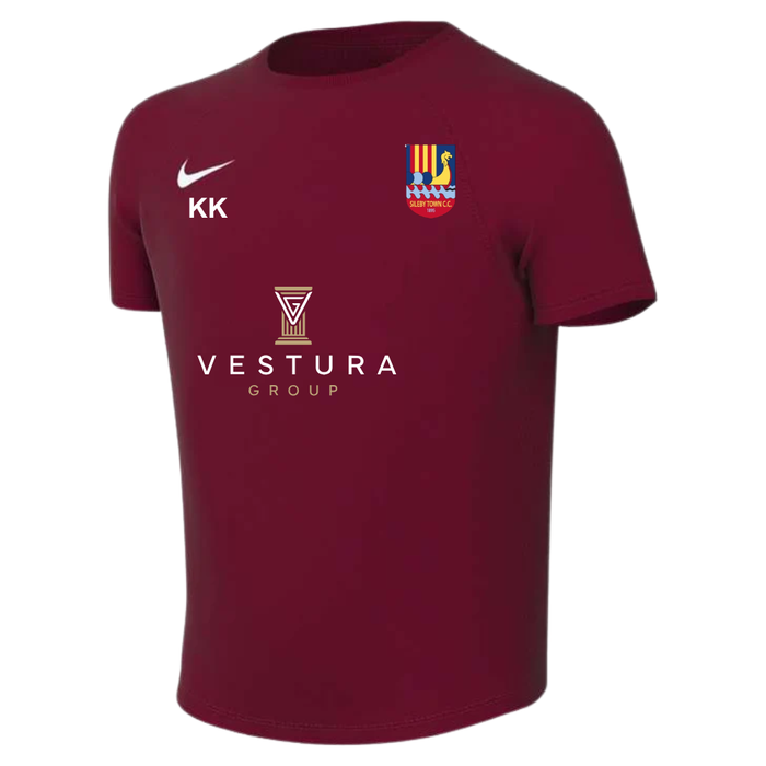 Sileby Town CC Park VIII Short Sleeve Shirt Team Red