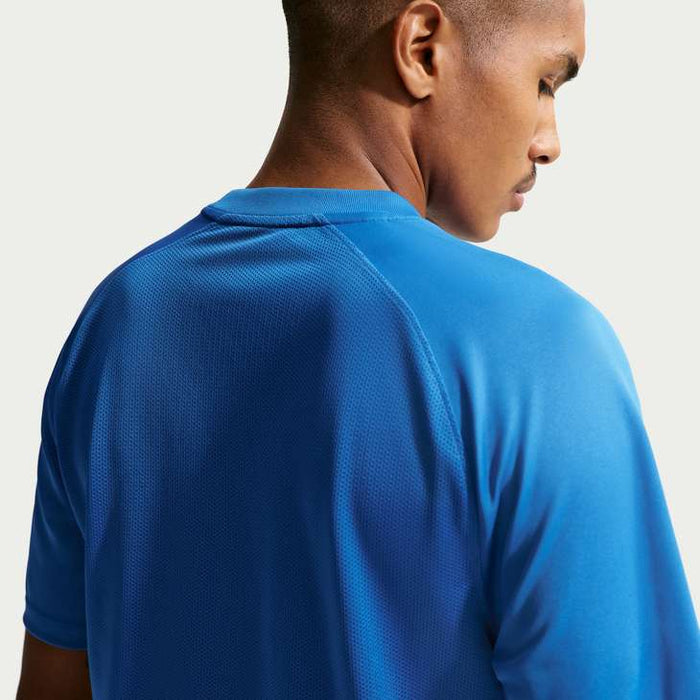 Nike Dri-Fit Park VIII Short Sleeve Shirt in royal blue