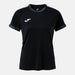 Black sports jersey with white accents on a light gray background