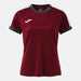 Maroon sports jersey with white accents on a light gray background