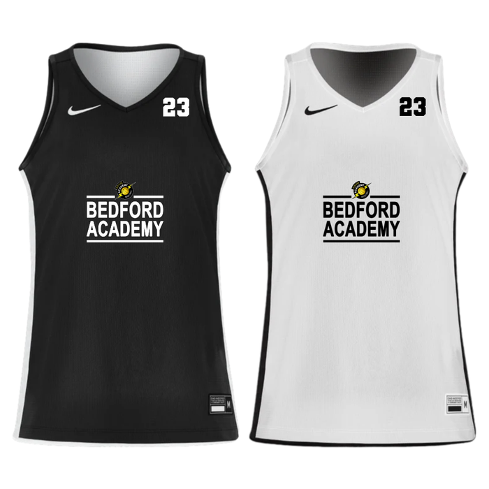 Bedford Academy 25 Basketball Women's Reversible Jerseys