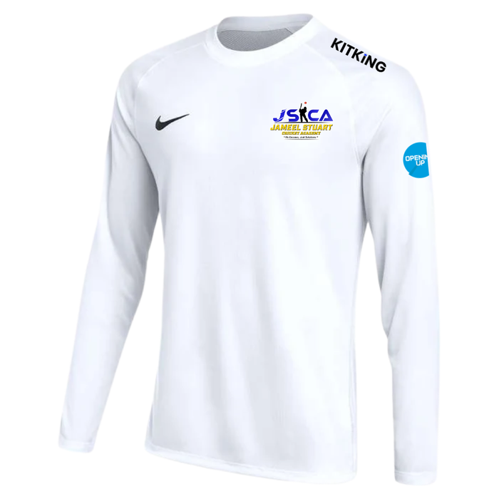 JSCA Legacy Park VIII White Performance Long Sleeve Shirt