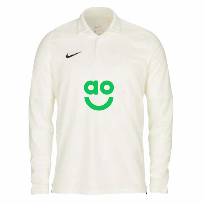 AO Nike Long Sleeve Cricket Shirt