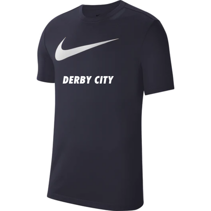 Derby City CC Navy Text Tee