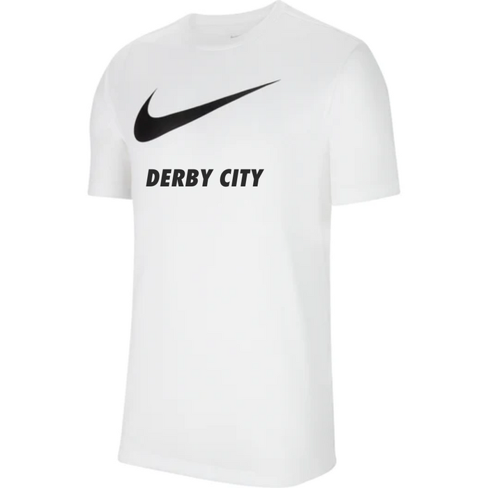 Derby City CC White Text Tee