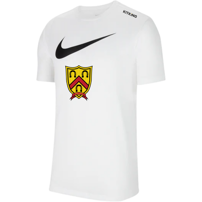 BUCC White Logo Leisure Tee