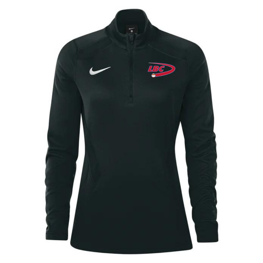 Women's nike quarter zip pullover hotsell