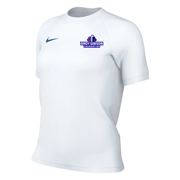 Andy Gibson Foundation Women's White Short Sleeve Shirt