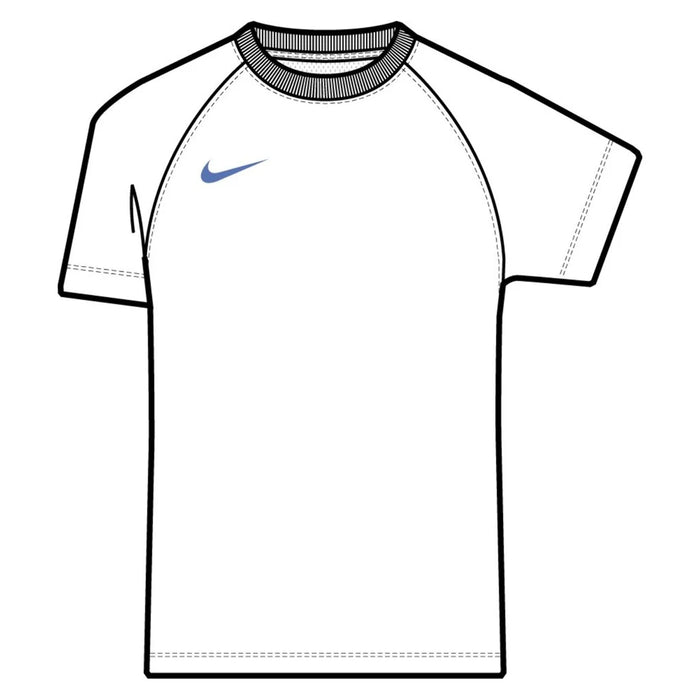Nike Dri-Fit Park VIII Women's Short Sleeve Shirt in white/royal blue