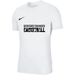 White t-shirt with 'Bedford Thunder Basketball' text and Nike logo on a white background