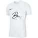 White t-shirt with black Nike logo and 'Bt Basketball' text on a white background