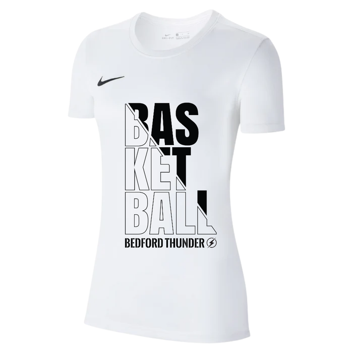 Bedford Thunder White Large Graphic Women's Tee
