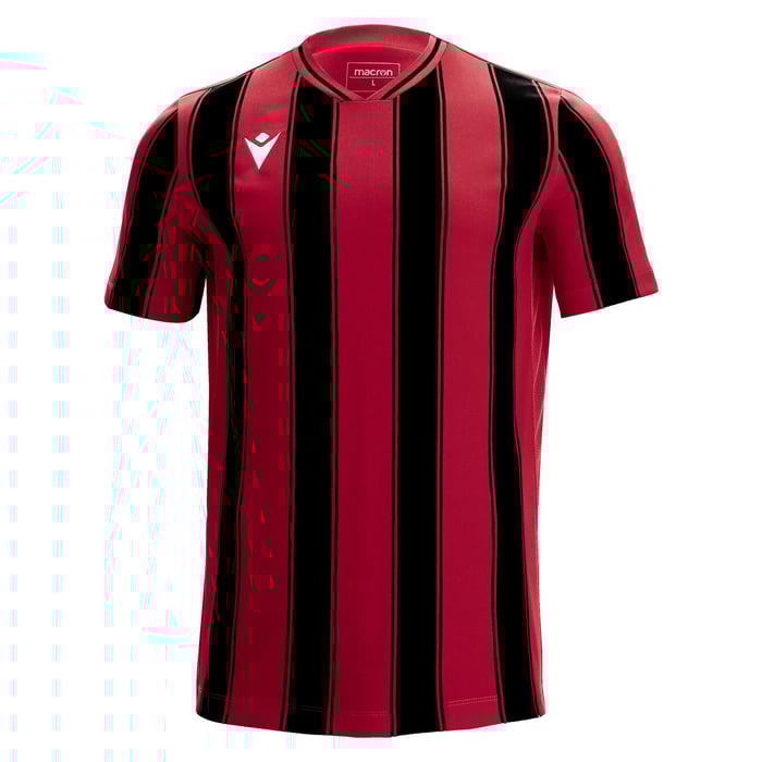 Macron Sceptrum Short Sleeve Shirt in black and red
