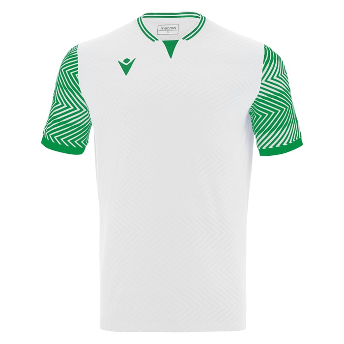 Macron Tureis Short Sleeve Shirt in white and green