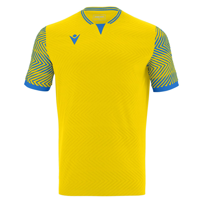 Macron Tureis Short Sleeve Shirt in yellow and blue