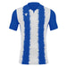 Macron Miram Short Sleeve Shirt in blue and white