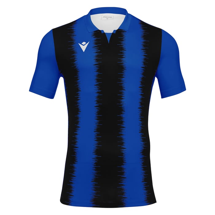 Macron Miram Short Sleeve Shirt in blue and black
