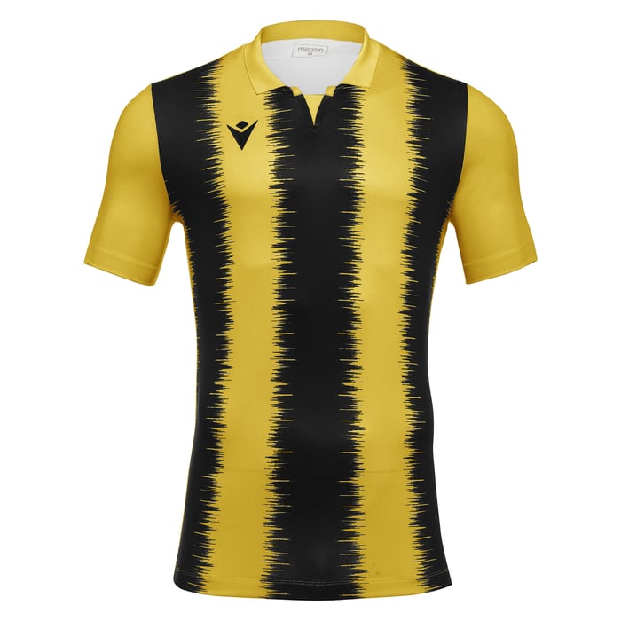 Macron Miram Short Sleeve Shirt in yellow and black