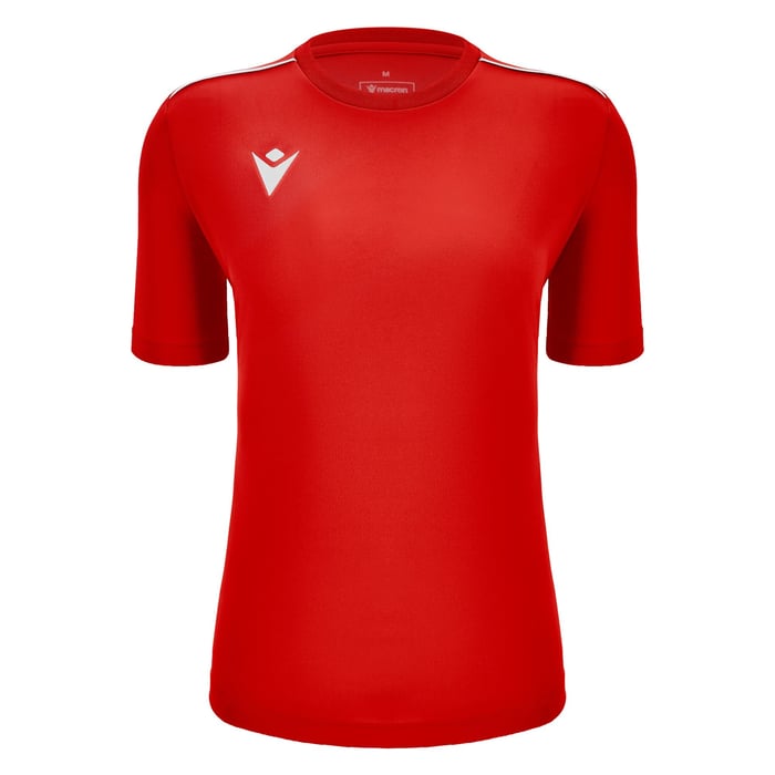 Macron Ariel Women's Short Sleeve Shirt in red