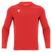 Macron Rigel Hero Long Sleeve Shirt in red